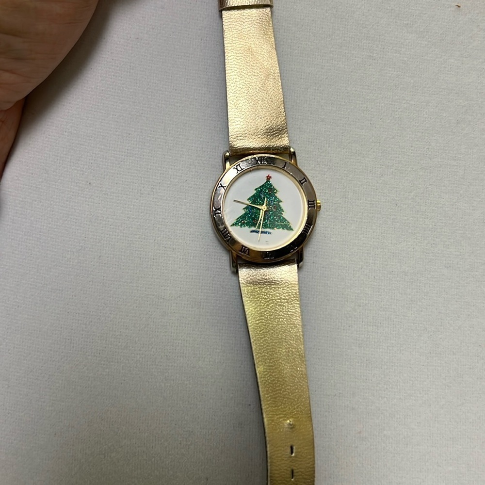 Vintage Christmas tree watch